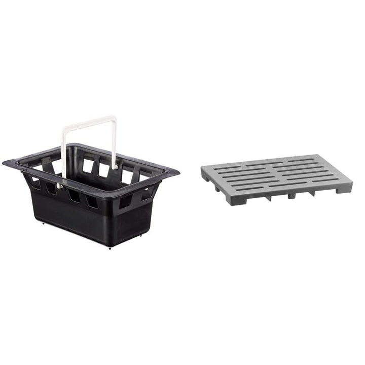 Upmann 80224 Schlammeimer & 80211 Kunststoffroste 15x22 cm Bundle mit Kunststoffroste 15x22 cm, Bund