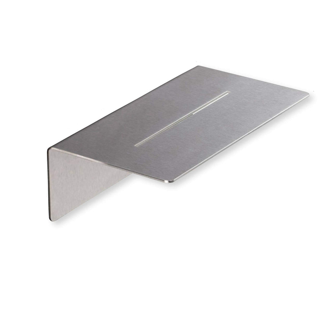 PHOS Design, DA170K, Edelstahl Duschablage zum Kleben, 17 cm Breite, OHNE Bohren, inkl. 3M-Klebeband