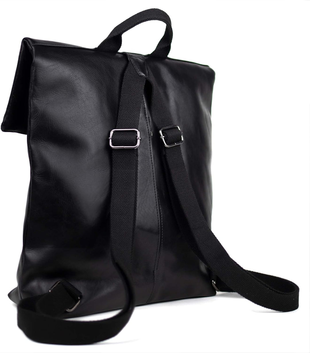 FEYNSINN BERLIN Rucksack MATS aus Premium Leder I Lederrucksack gross für Herren und Damen 15.4 Zoll