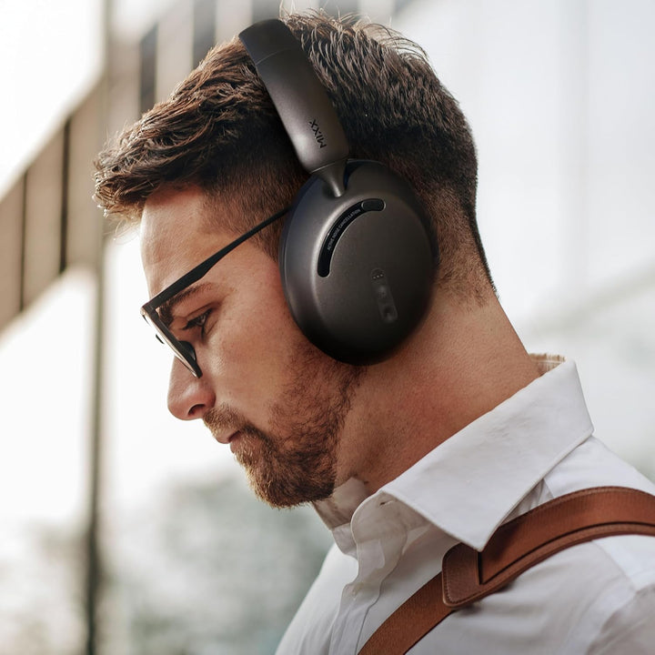 Mixx StreamQ D3 Over Ear ANC Wireless Kopfhörer Schwarz (schwarz), schwarz