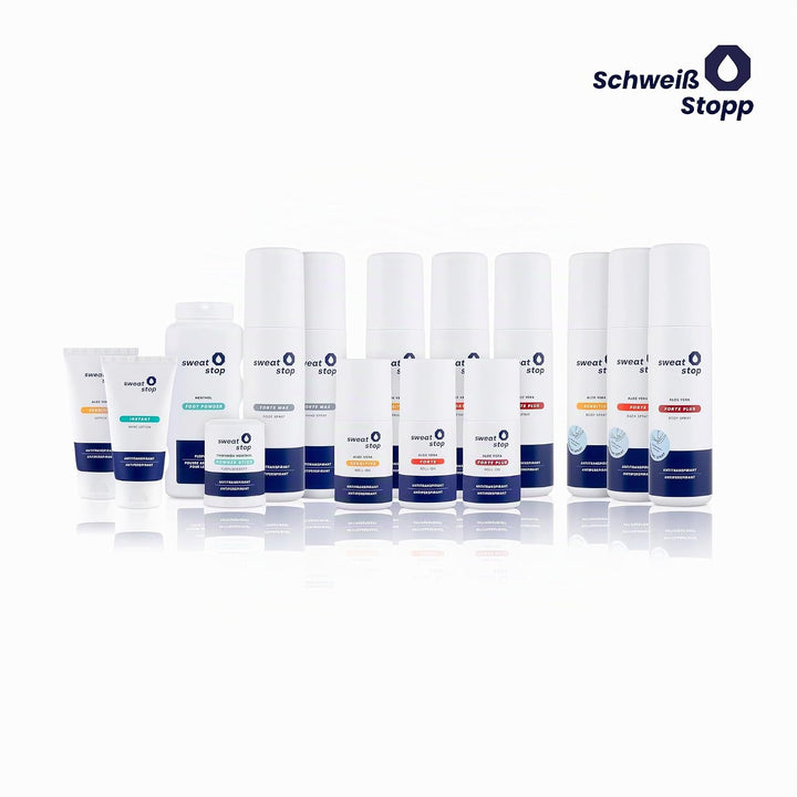 SweatStop Aloe Vera Forte plus Body Spray 100 ml Antitranspirant gegen sehr starkes Schwitzen am Kör