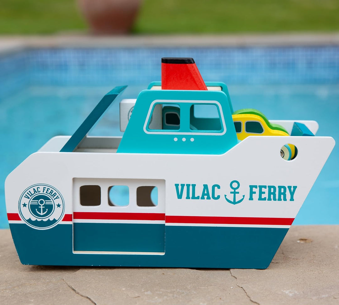Vilac 2368 Ferry Die Vilacity Fähre, Mehrfarbig, Ferry