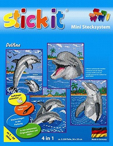 stickit MIni Stecksystem Delfine 4 in 1 ca. 3.100 Teile Nr. 41155