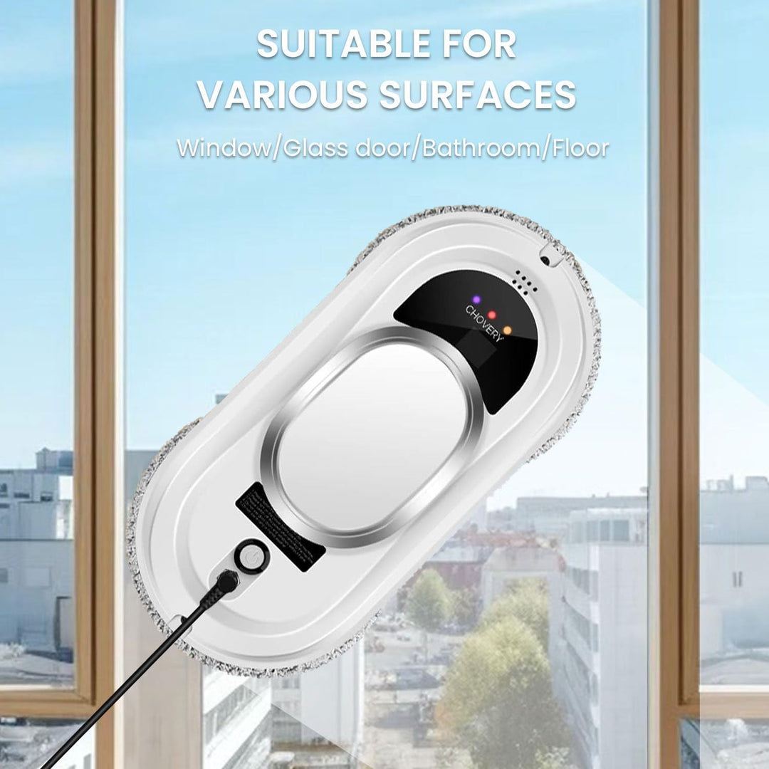 Fensterputzroboter, Fensterputzer Elektrischer Roboter mit Fernbedienung & Kantenerkennung, Fensterr