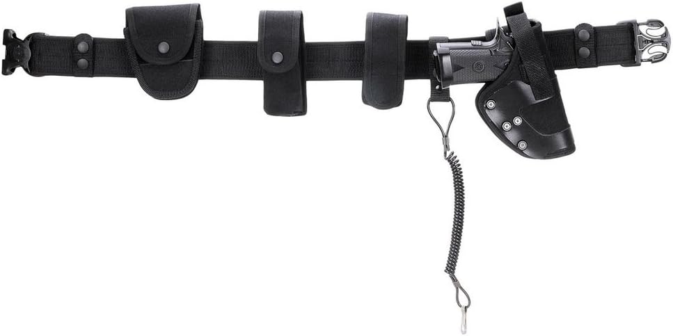 Koppel, "Security" schwarz, 8-teilig, PP-Einlage