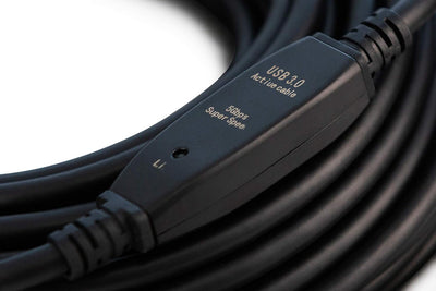 MutecPower 10m USB 3.0 Aktiv Kabel männlich zu weiblich - Kabel mit 2 Verlängerung Chipsatz - Repeat