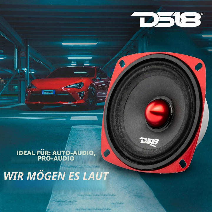 DS18 PRO-X4.4BM PRO Series Midrange Kugel Lautsprecher - Set von 1-4" 4 Inches