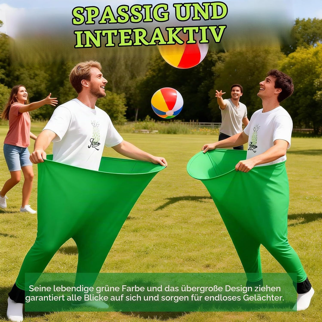 Oma Hosen Hofspiel, Granny Pants Yard Game, Lustige Riesige Dehnbare Oma Hosen mit 5 Hüpfbällen und
