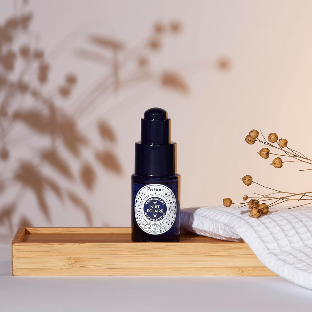Polåar - Elixir Revitalisierendes Nuit Polaire Serum mit Boreal Algen - Anti-Aging Nachtpflege, Anti
