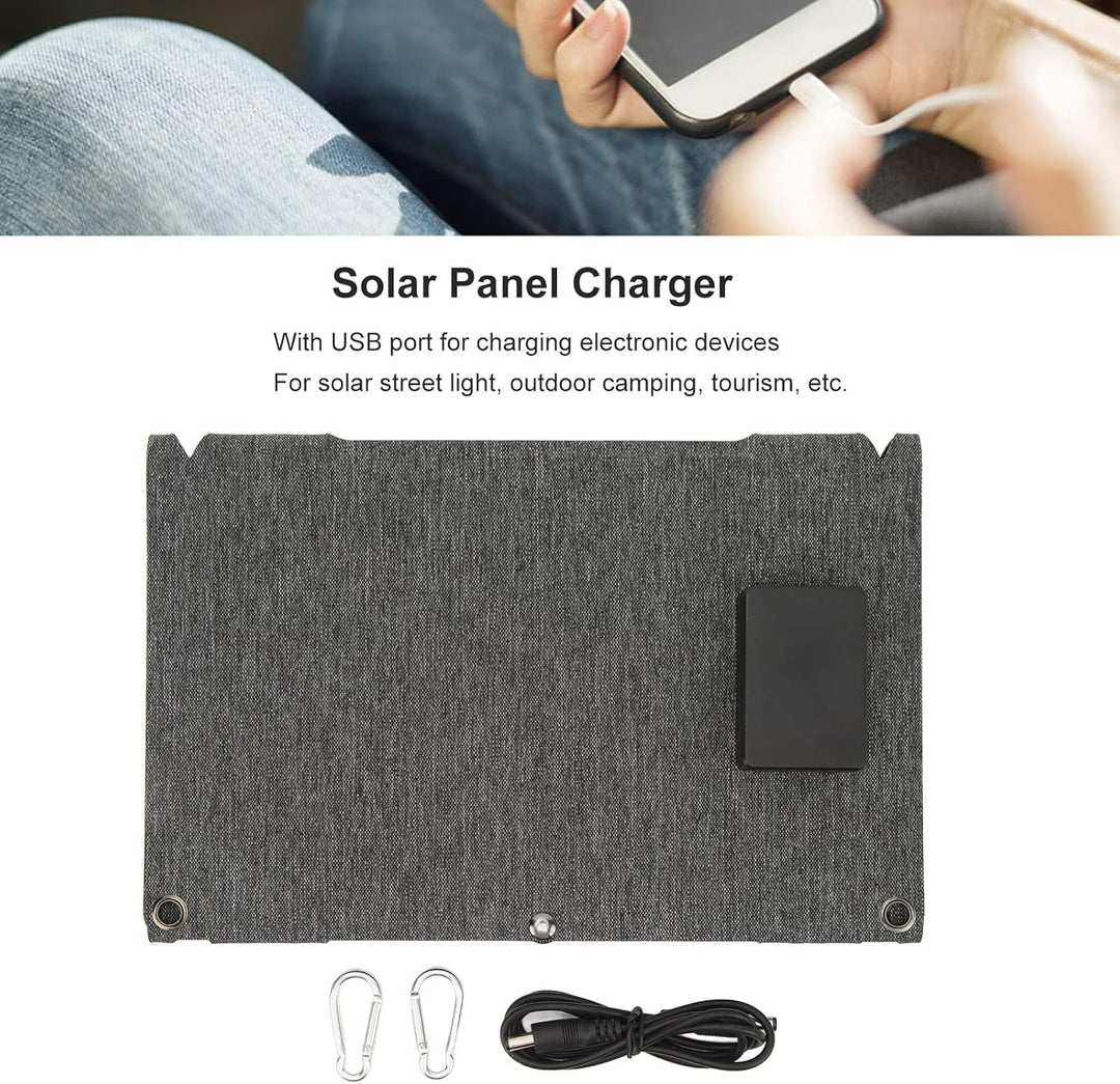 Topyond 40W Solarladegerät,Tragbares Faltbares Solarpanel,5V 18V Solar Panel,IPX6 Wasserdicht USB Sc
