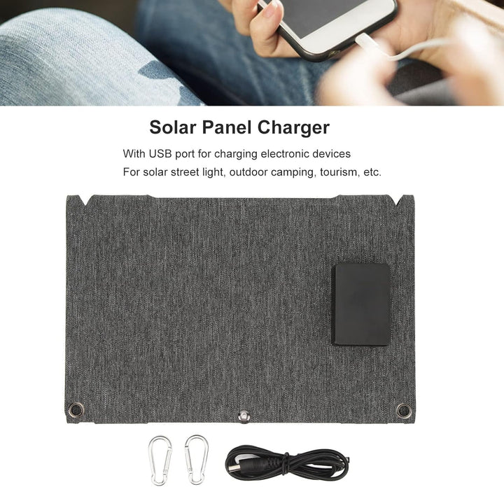 Topyond 40W Solarladegerät,Tragbares Faltbares Solarpanel,5V 18V Solar Panel,IPX6 Wasserdicht USB Sc