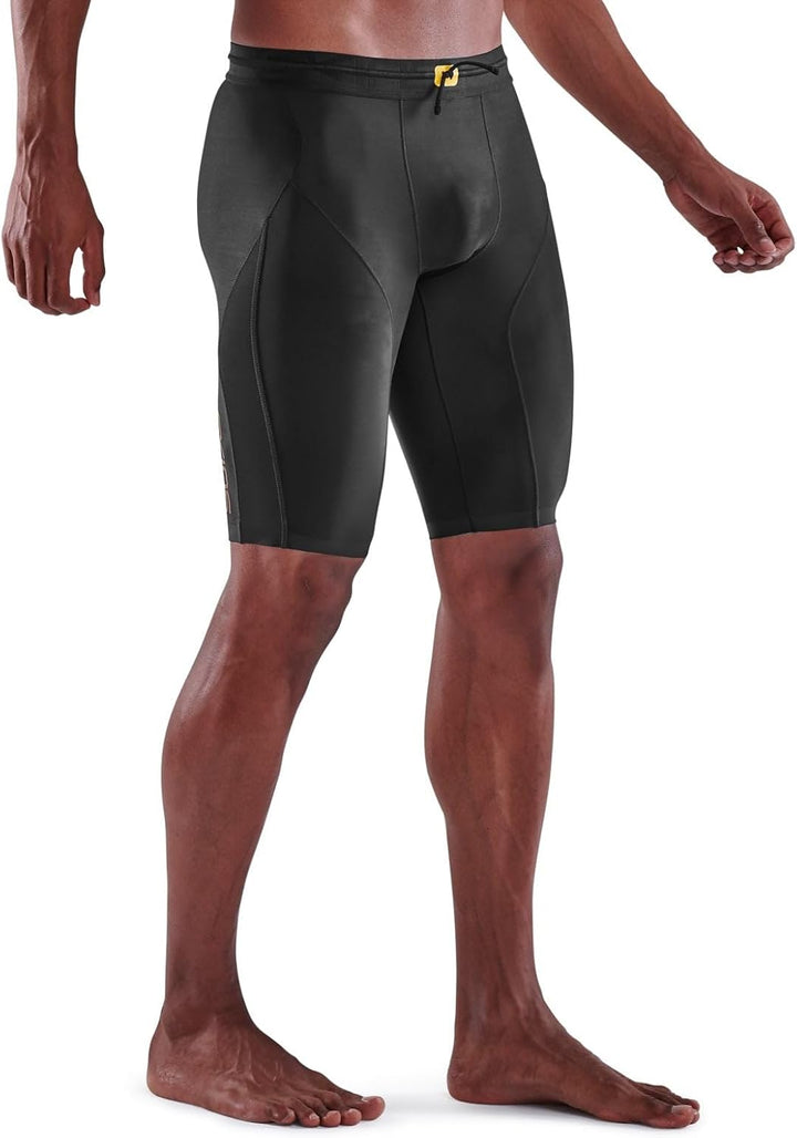 Skins Series-5 Half Tights Herren schwarz Grösse M 2022 Laufsport Shorts