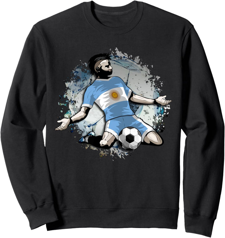 Argentinien Fussball Argentinische Nationalflagge Sport Lover Sweatshirt