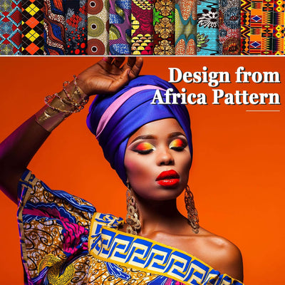 12 Stücke Afrikanische Stoff Viertel 19,5 x 15,7 Zoll (50 x 40 cm), Afrikanischer Ankara Wachsdruck