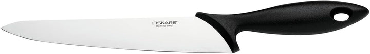 Fiskars Küchenmesser, Klingenlänge: 21 cm, Edelstahl / PP-Kunststoff, Schwarz, Essential, 1023776 St
