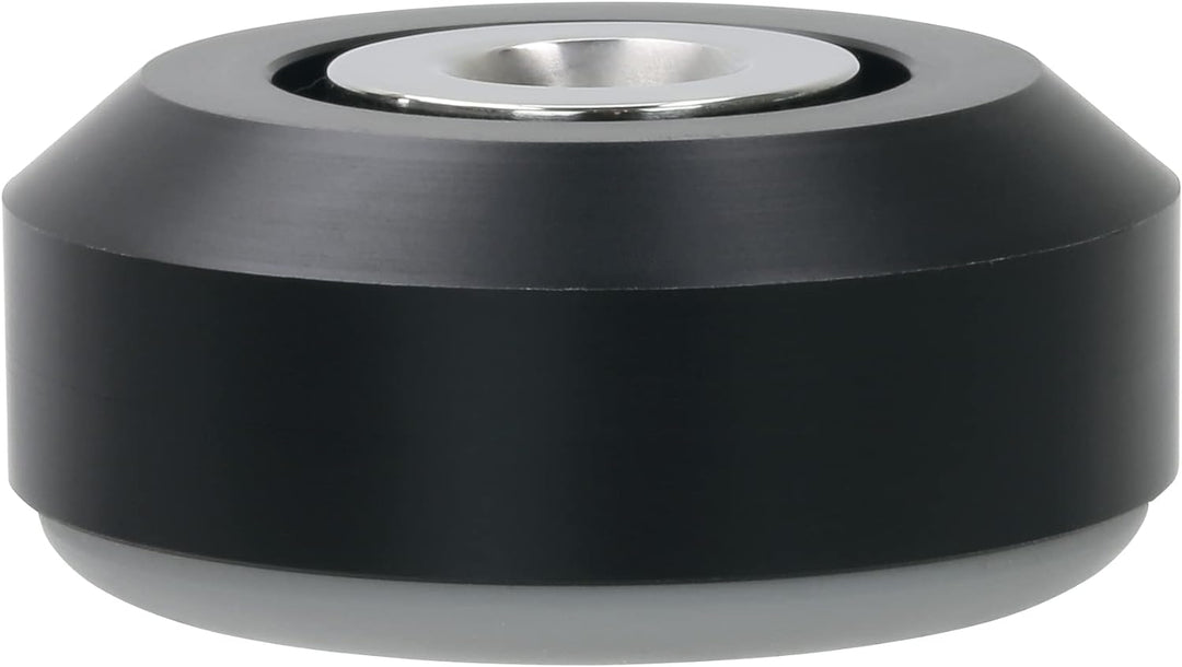 Dynavox Highend Dual-Absorber 4er-Set, Entkoppler aus Aluminium mit Zwei dämpfenden Silikongummis, A