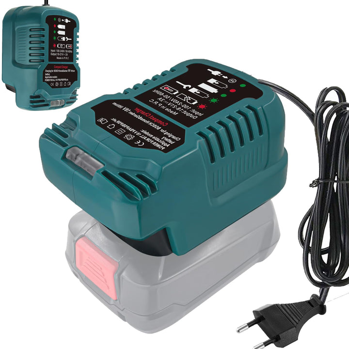 UNIKI Schnellladegerät Ersatz für Bosch Haus und Garten 18 V Charger Station Kompatibel mit Bosch Ha