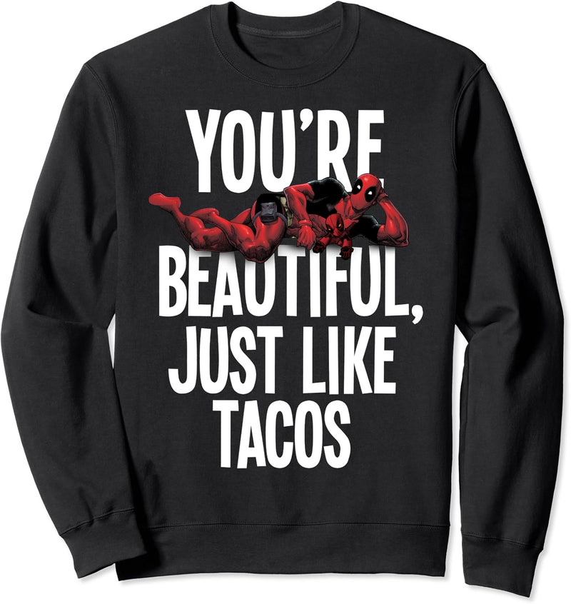 Marvel Deadpool Beautiful Tacos Sweatshirt