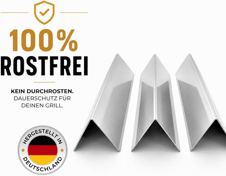 Aromaschienen 3 Stück I 7635 Weber Spirit 210 220 E210 S210 E220 S220 Series Flavorizer Bars ab Bj.
