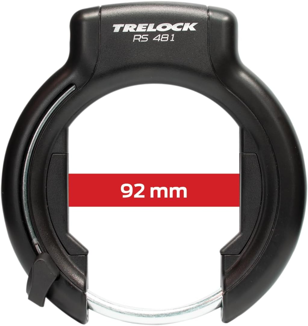 Allegion Netherlands B.V. Unisex – Erwachsene Trelock RS 481 XXL AZ Rahmenschloss, Silber, Einheitsg
