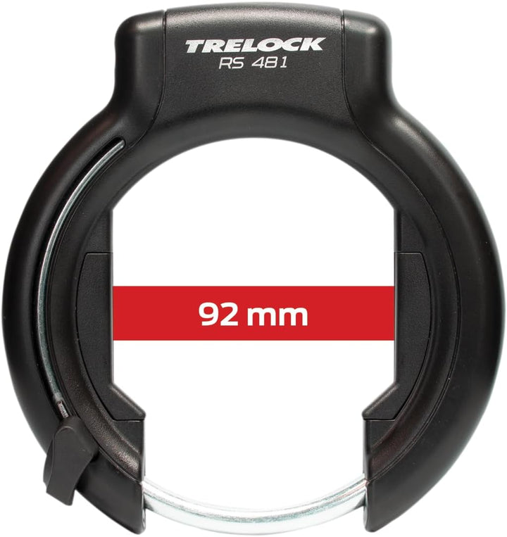 Allegion Netherlands B.V. Unisex – Erwachsene Trelock RS 481 XXL AZ Rahmenschloss, Silber, Einheitsg