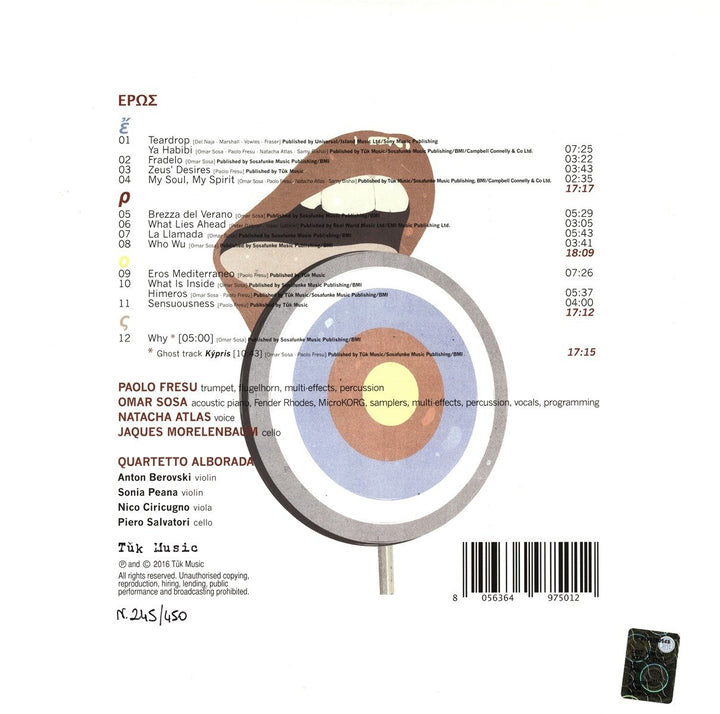 Eros, Vinyl