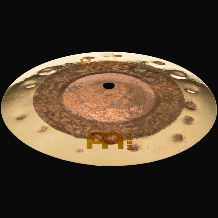 Meinl Cymbals Byzance Dual Splash 10 Zoll (Video) Schlagzeug Becken (25,40cm) B20 Bronze, Naturbelas