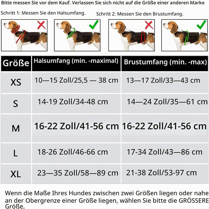 HEELE Hundegeschirr, Hundegeschirr Mittelgrosse Hunde mit Griff Reflektierend Hundegeschirr Gepolste