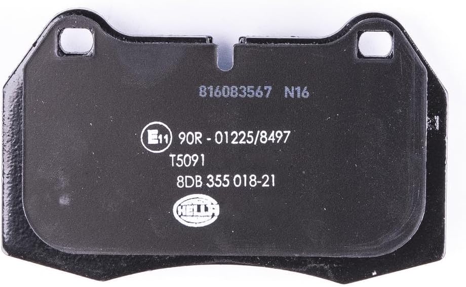 HELLA PAGID 8DB 355 018-211 Bremsbelagsatz - T5091 - Dicke/Stärke: 18mm - Bremssystem: Brembo - für