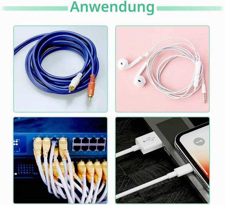 UniPlus Kompatibel Tze Schleifenband als Ersatz für Brother Schrumpfschlauch Hse621 Hs-621 HSc-621 8