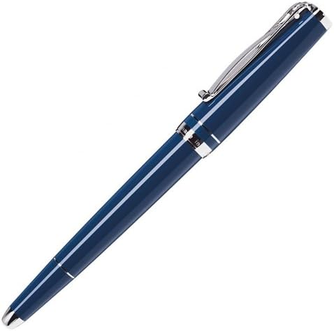 Cleo Skribent Füllhalter Platinum, blau, Feder:breit (B)