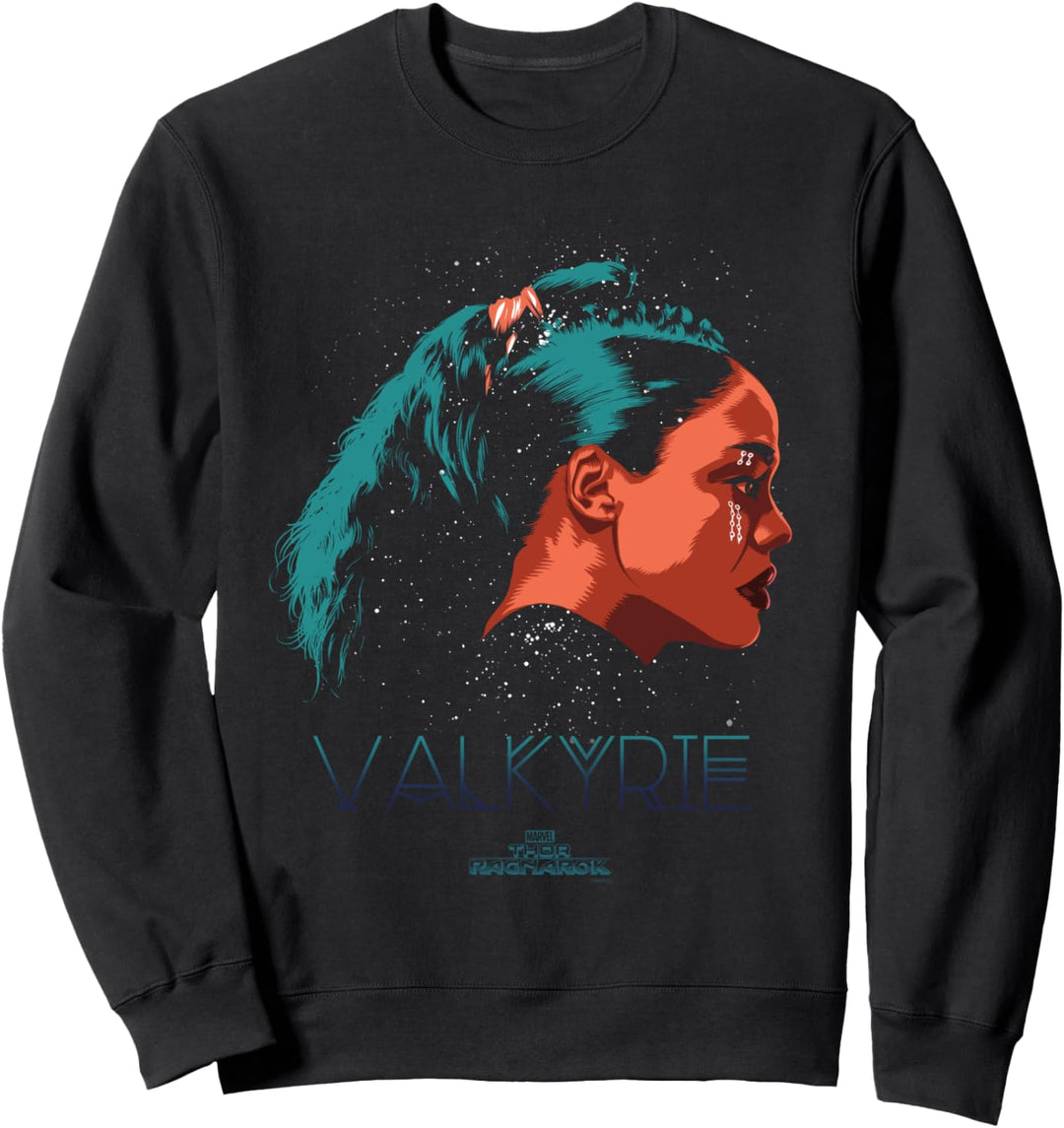 Marvel Thor: Ragnarok Valkyrie Profile Portrait Sweatshirt