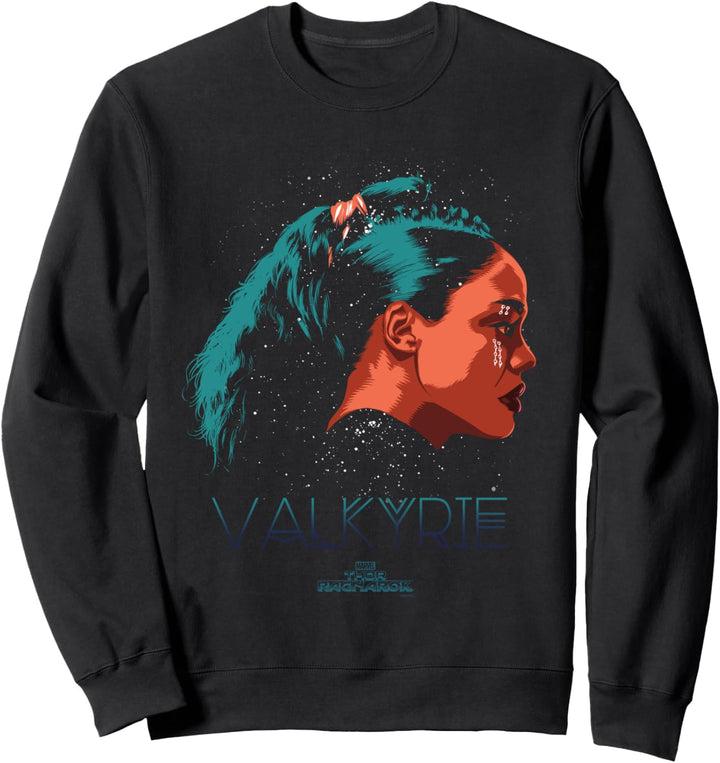 Marvel Thor: Ragnarok Valkyrie Profile Portrait Sweatshirt