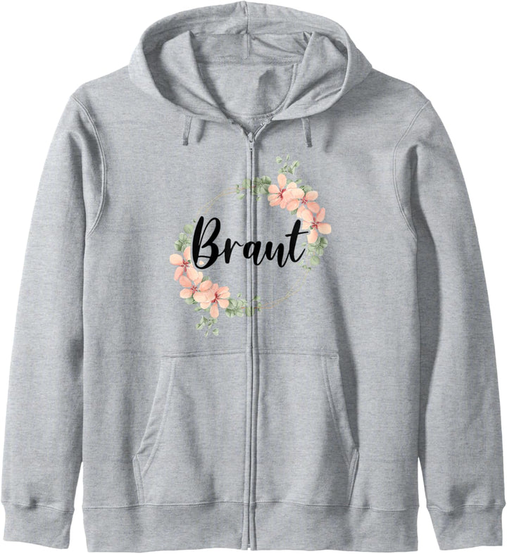 Braut Bride to be Brautjungfern JGA Party Hochzeit Geschenk Kapuzenjacke