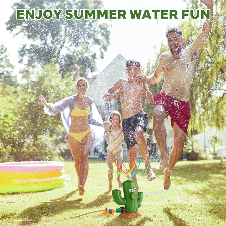 Wasserspielzeug für Kinder, Outdoor Kaktus Wassersprinkler Wasserspritz Wasserspiel Gartenspielzeug