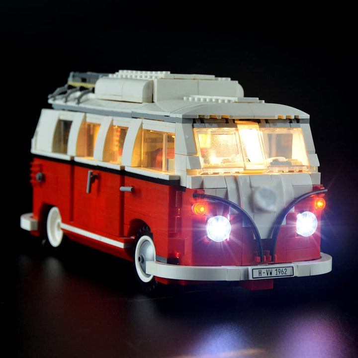 GEAMENT LED-Beleuchtungsset Kompatibel mit Lego T1 Campingbus (T1 Camper Van) Creator Expert 10220 (