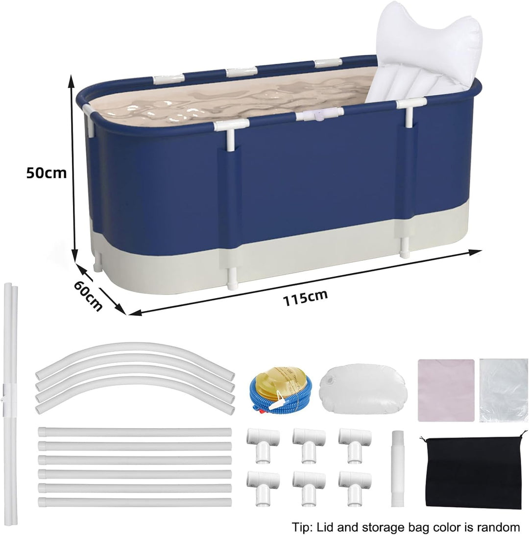 Sinbide Faltbare Badewanne Erwachsene faltbare Badewanne, tragbare und abnehmbare Badewanne, ideal f