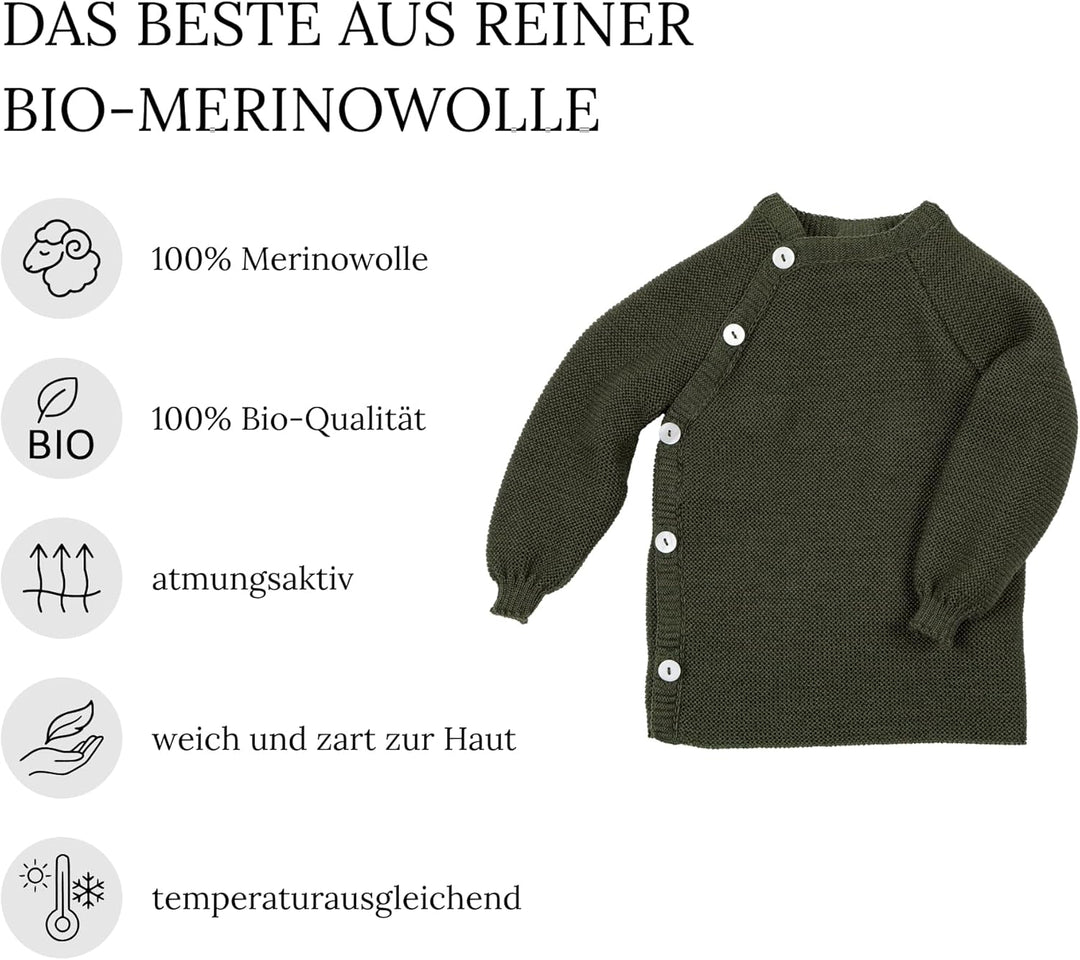 Reiff Schlüttli Merino Schurwolle Farbe Apfel, Grösse 98/104