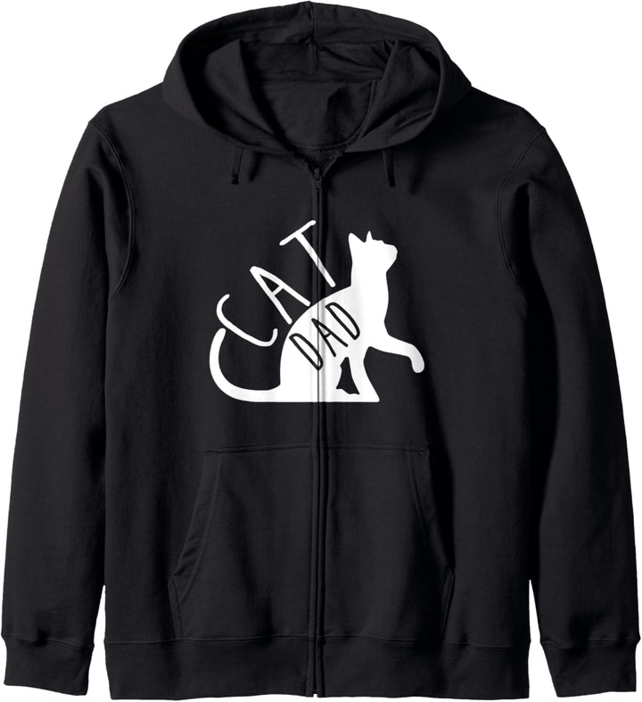 Beste Katze Papa Nette Kitty Papa Papa Vatertag Lustig Humor Kapuzenjacke