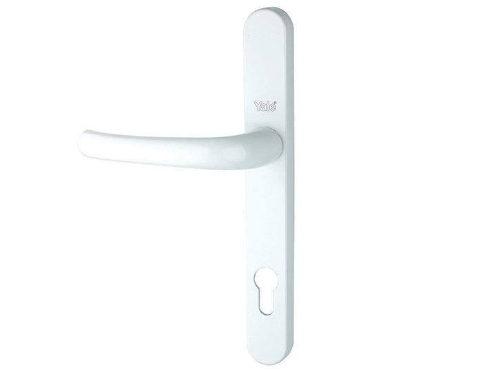 Yale P-YH1LL-WH langer Türgriff für Rückplatte, Standard-Sicherheit, 92 mm Mitte, 215 mm Befestigung