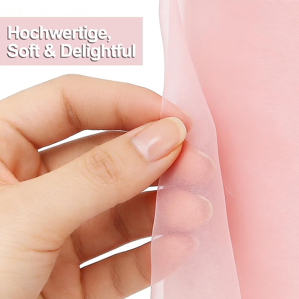 Hausbett Himmel 2 Stück, 350 x 150 cm Hausbett Betthimmel Deko,Stoffhimmel für Mädchen Jungen Baldac