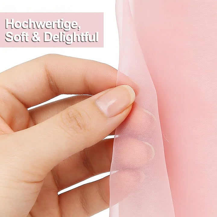 Hausbett Himmel 2 Stück, 350 x 150 cm Hausbett Betthimmel Deko,Stoffhimmel für Mädchen Jungen Baldac