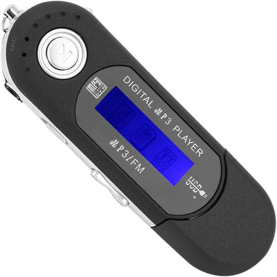 Digitaler MP3-Player Tragbarer Musik-MP3-USB-Player mit FM-Radio-Voice-Recorder-TF-Karte mit LCD-Bil