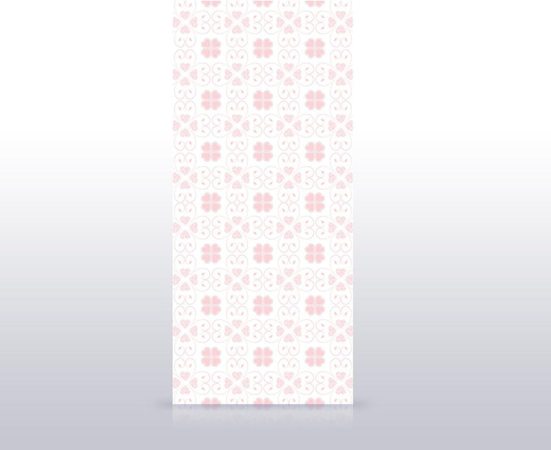 wandmotiv24 Türtapete Rosa Herzmuster 90 x 200cm (B x H) - Dekorfolie selbstklebend Sticker für Türe