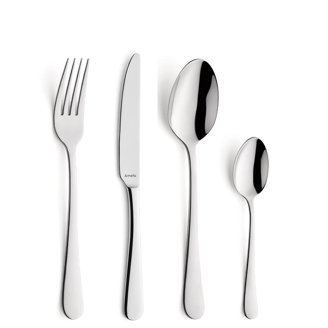 Amefa Set mit 24 Bestecksets, Edelstahl, mehrfarbig, Zentimetern
