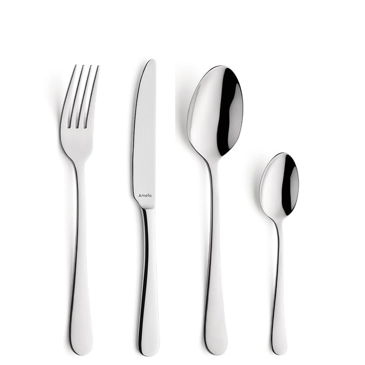 Amefa Set mit 24 Bestecksets, Edelstahl, mehrfarbig, Zentimetern