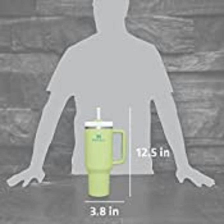 STANLEY Quencher H2.0 FlowState vakuumisolierter Edelstahlbecher mit Deckel und Strohhalm f r Wasser