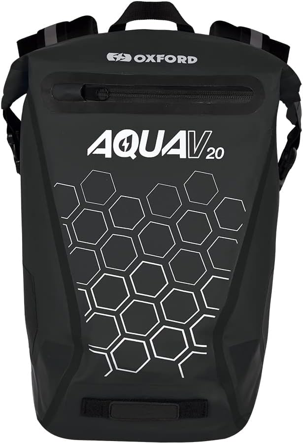 Oxford Unisex Aqua V 20 Wasserdichter Rucksack Einheitsgrösse Schwarz, Einheitsgrösse Schwarz