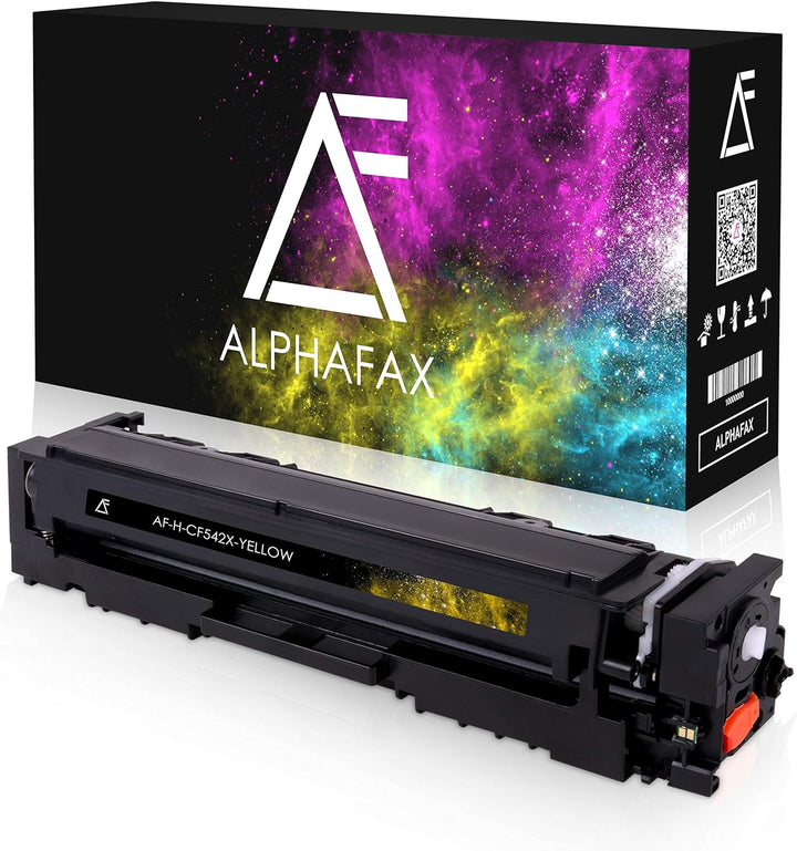 Alphafax Toner kompatibel ersetzt HP CF542X 203X Yellow