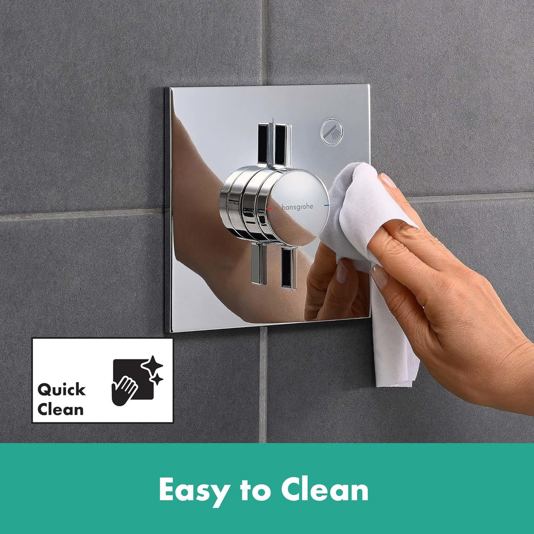 hansgrohe DuoTurn E - Duscharmatur Unterputz für 1 Verbraucher, Mischbatterie Dusche eckig, Einhebel